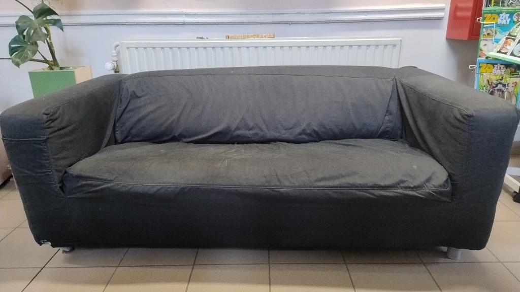 Zetel Klippan, Ophalen, Gebruikt, 150 tot 200 cm, Tweepersoons