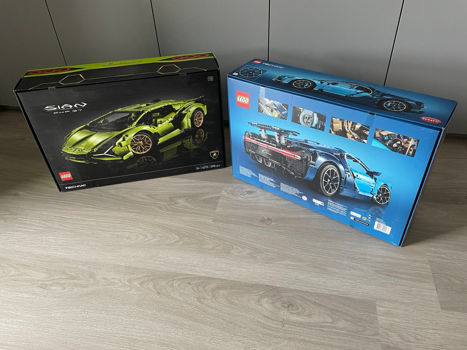 LEGO Technic 42115 : Lamborghini -Lego 42083 -Bugatti Chiron, Ophalen of Verzenden, Zo goed als nieuw, Lego, Technic
