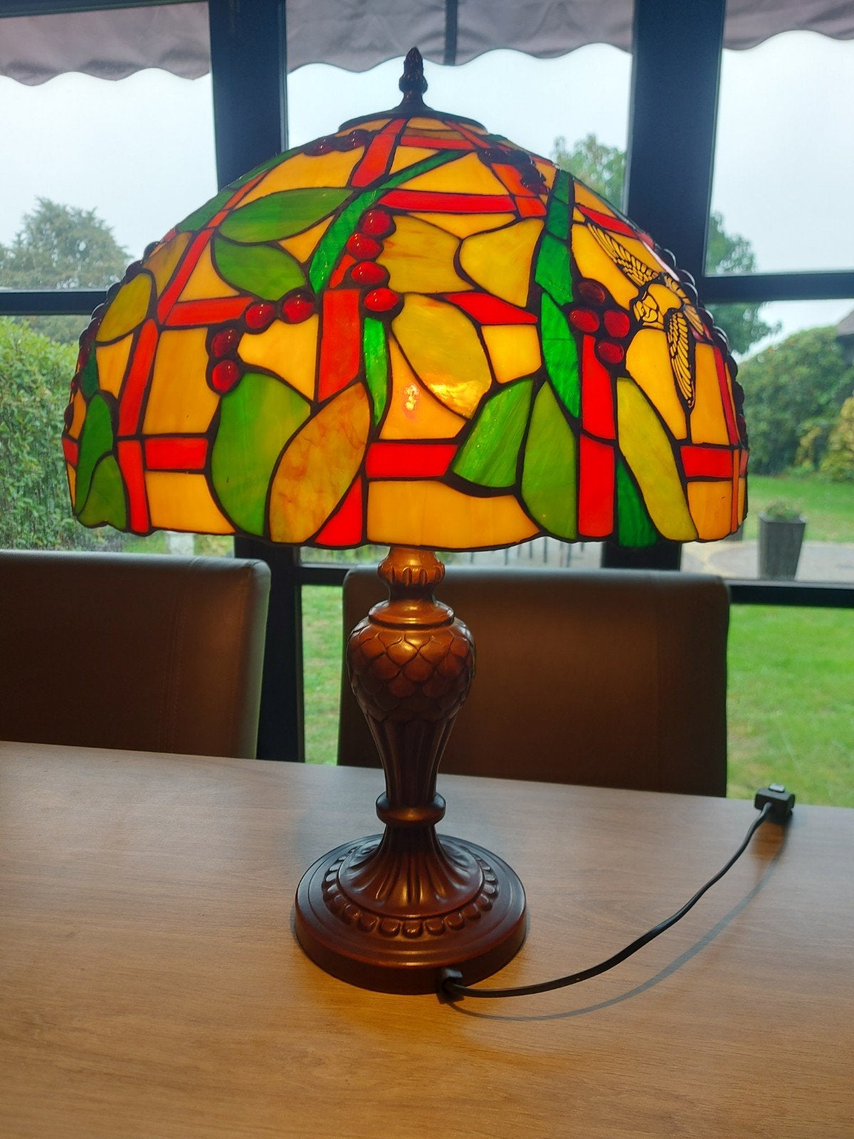Tiffany lamp, Maison & Meubles, Enlèvement, Verre, Lampe Tiffany