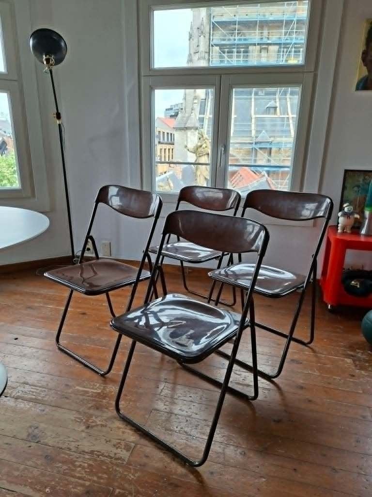 Set van 4 stoelen door Niels gammelgaard voor Ikea, 1970s, Ophalen, Gebruikt, Metaal, Vintage