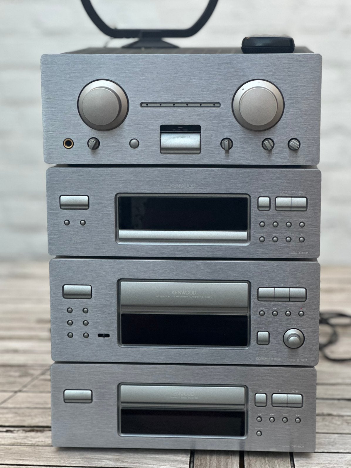 Mini chaîne KENWOOD serie 601complète: ampli+ DK7+ CD+ Tuner, TV, Hi-fi & Vidéo, Chaîne Hi-fi, Enlèvement, Utilisé, Haut-parleurs