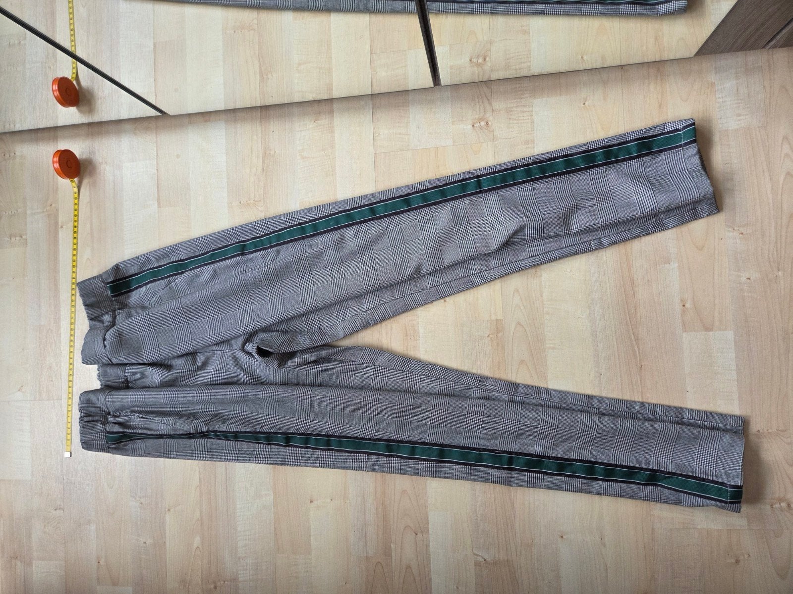 leuke broek vichy ruitje zwart wit maat large, Wit, Maat 42/44 (L), Nieuw, Ophalen of Verzenden