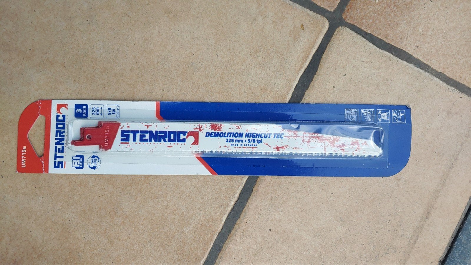 Lames Stenroc 225mm 5/8 TPI neuf (5 lames), Tuin en Terras, Droogmolens en Wasrekken, Ophalen of Verzenden, Nieuw
