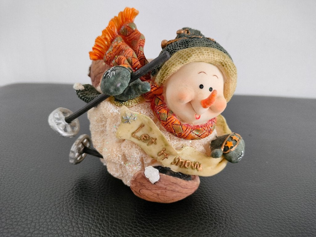 joli bonhomme de neige avec des raquettes, Enlèvement ou Envoi, Neuf