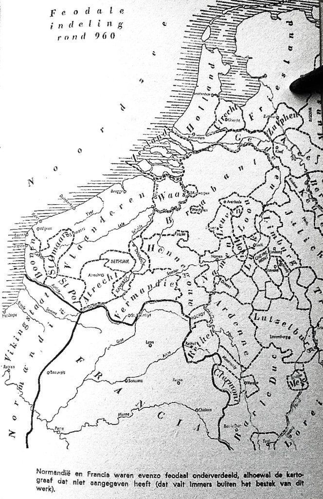Geschiedenis der Nedere landen - 1966 - Yv. Tournay e.a., Enlèvement ou Envoi, Utilisé, Yv. Tournay/Clio Indeurop en zijn 24 medewerkers