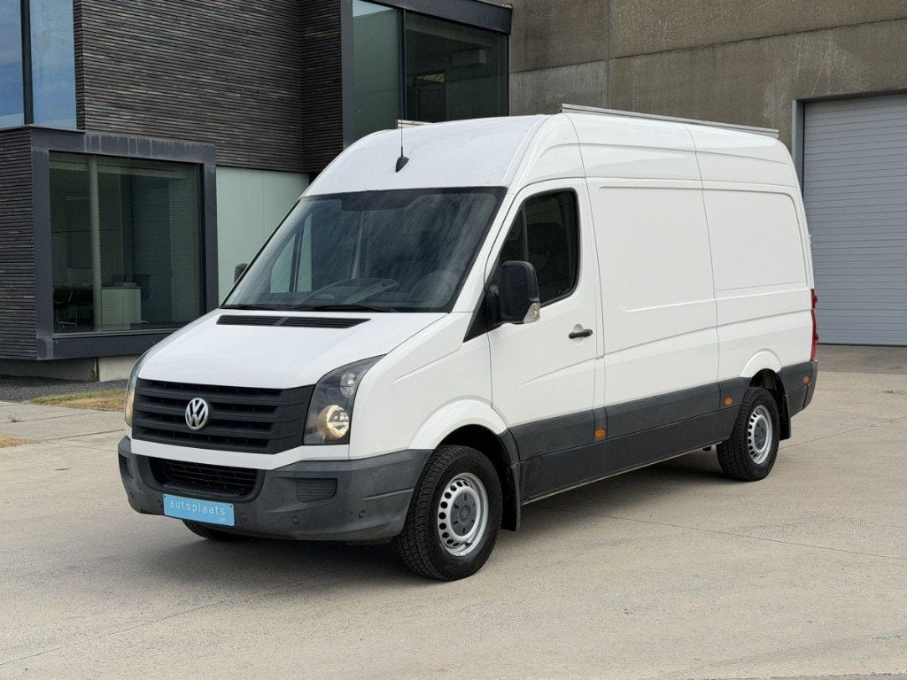Volkswagen Crafter 2016 L2H2 Camera Trekhaak 21% BTW, Auto's, Bestelwagens en Lichte vracht, Zwart, 2000 kg, Volkswagen, Parkeersensor