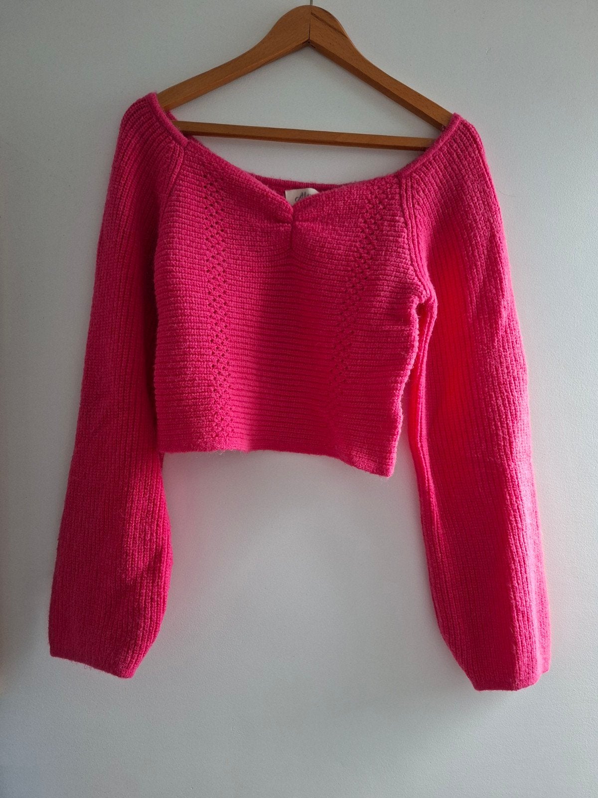 prachtige fushia krop top, Kleding | Dames, Topjes, Ophalen of Verzenden, Zo goed als nieuw, Maat 38/40 (M), Roze