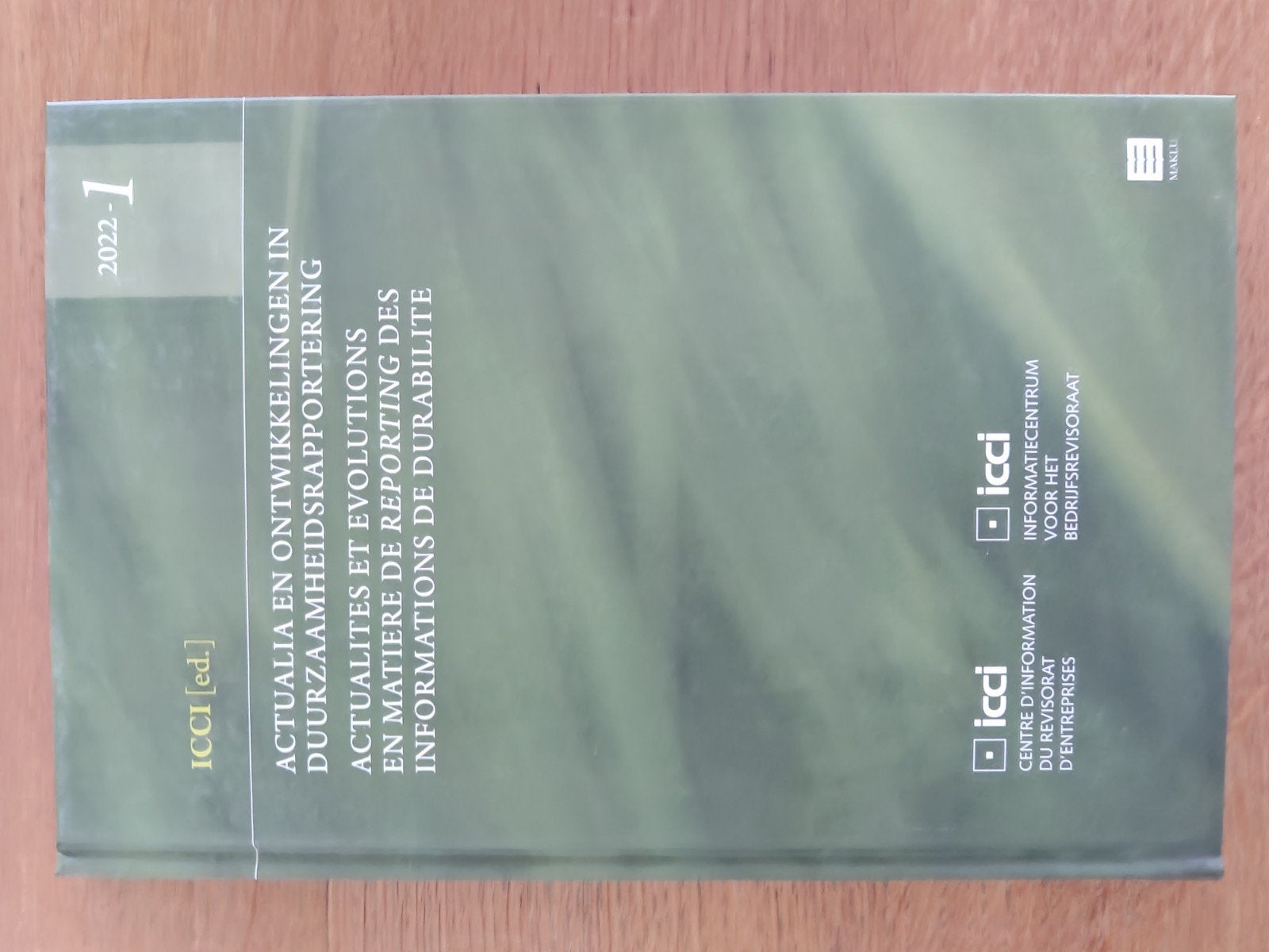 Boek actualia en ontwikkelingen in duurzaamheidsrapportering, Livres, Livres d'étude & Cours, Enlèvement