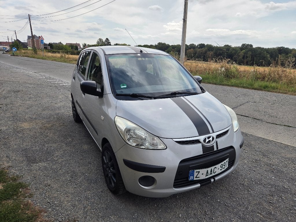 Hyundai i10 92902 km AIRCO garantie 1 an, Autos, Hyundai, Argent ou Gris, Achat, Entreprise, Boîte manuelle