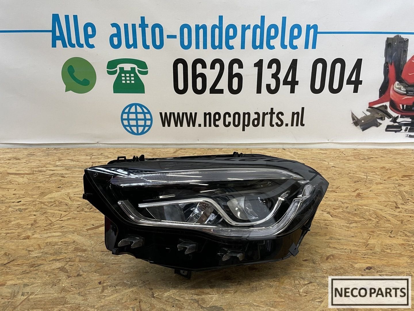 GLA W247 H247 VOL LED KOPLAMP LINKS ORIGINEEL A2479067701KZ, Gebruikt, -, Ophalen of Verzenden, -