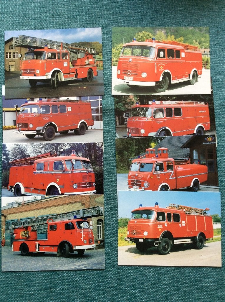 BREKINA postkaarten Brandweer, Hobby en Vrije tijd, Modelauto's | 1:87, Ophalen of Verzenden, Nieuw, Overige typen, Brekina