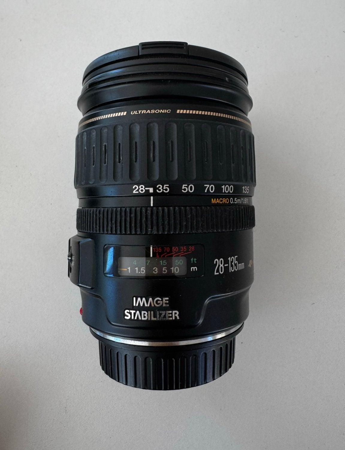 Canon EF 28-135mm f/3.5-5.6 IS USM – veelzijdige zoomlens, Ophalen, Canon, Autofocus, Zo goed als nieuw