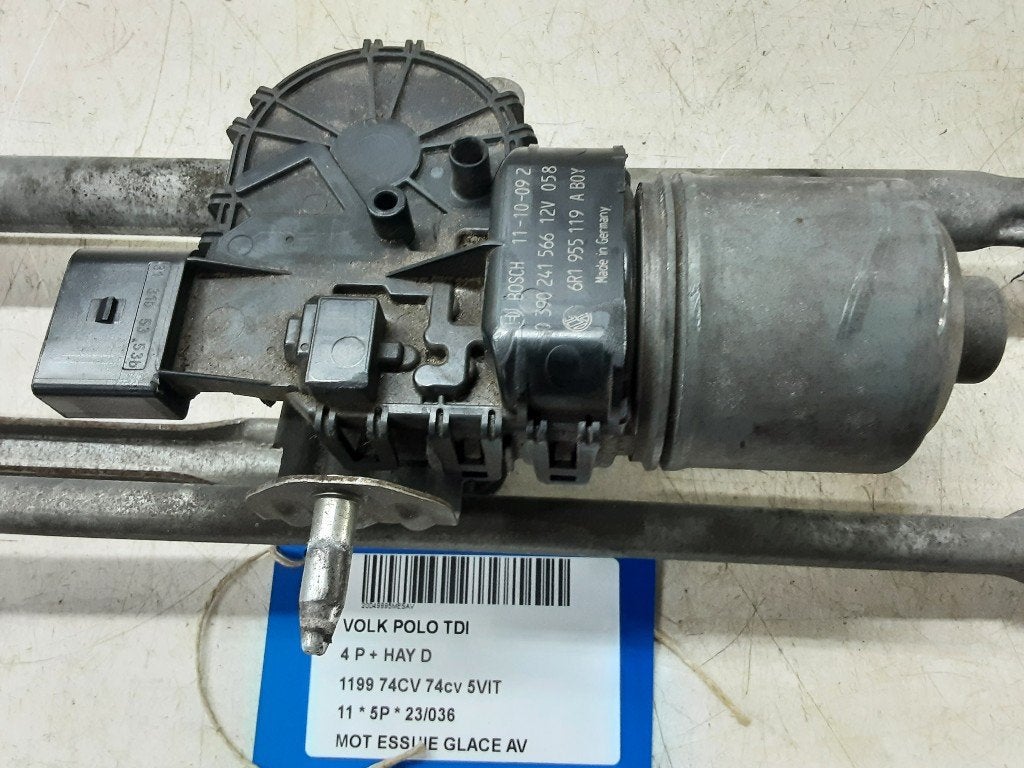 MOTEUR ESSUIE-GLACE AVANT Polo V (6R) (6R1955119A), Volkswagen, Mevr. I. Hauben, Utilisé, Rue de l'Espoir 34 34
4030  GRIVEGNÉE, BE