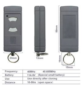 Émetteur Hormann de remplacement 40 685 MHz, 2 boutons, Enlèvement ou Envoi, Neuf