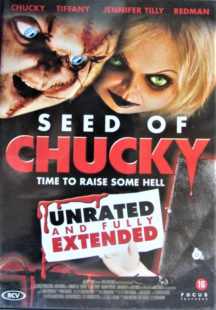DVD HORROR- SEED OF CHUCKY, Cd's en Dvd's, Alle leeftijden, Ophalen of Verzenden, Zo goed als nieuw, Overige genres