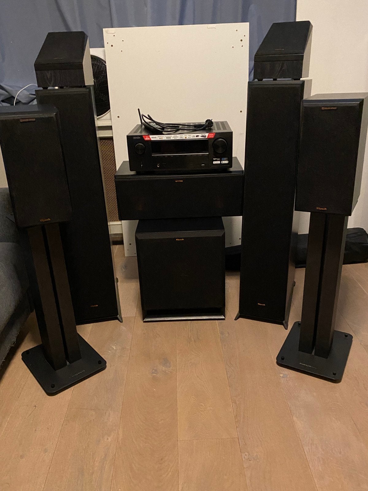 Home cinema Denon AVC-X3700H met set box, TV, Hi-fi & Vidéo, Enlèvement
