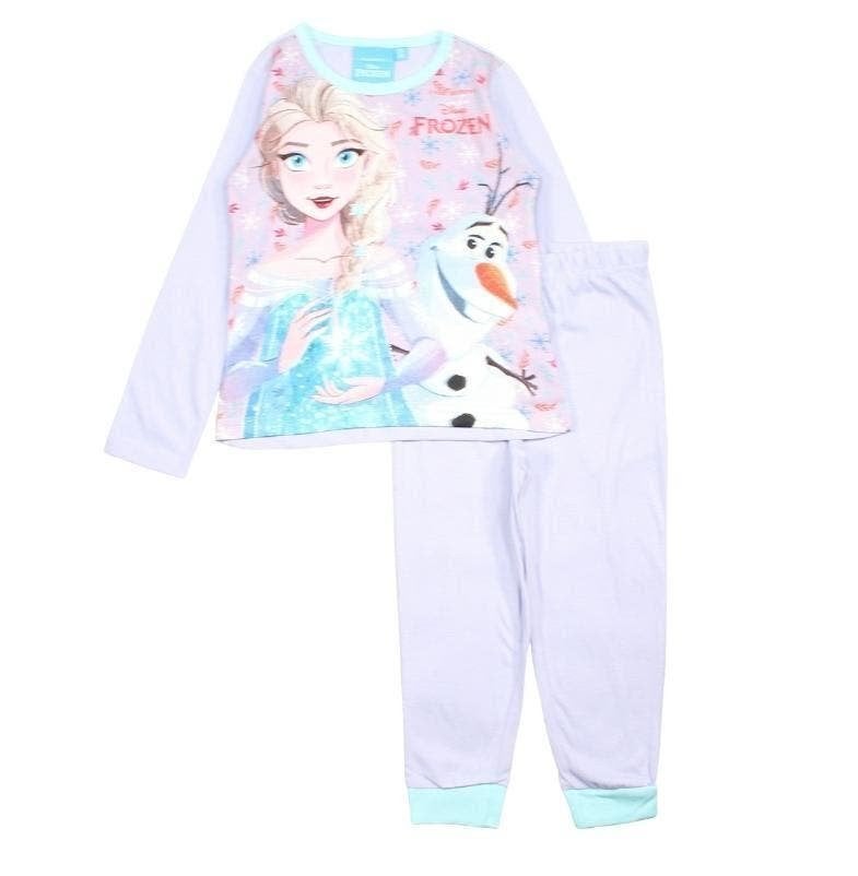 Disney Frozen Pyjama Lila - Maat 104 - 128 - Katoen, Kinderen en Baby's, Kinderkleding | Maat 104, Nacht- of Onderkleding, Disney Frozen