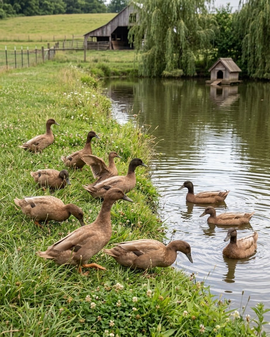œufs à éclore de canards Campbell kaki, Animaux & Accessoires, Canard