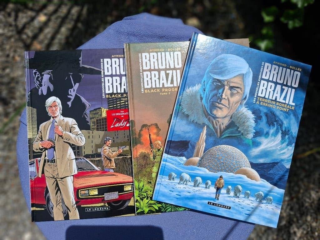 LES NOUVELLES AVENTURES DE BRUNO BRAZIL TOMES 1 à 3 COMPLET, Série complète ou Série, Enlèvement ou Envoi, Comme neuf