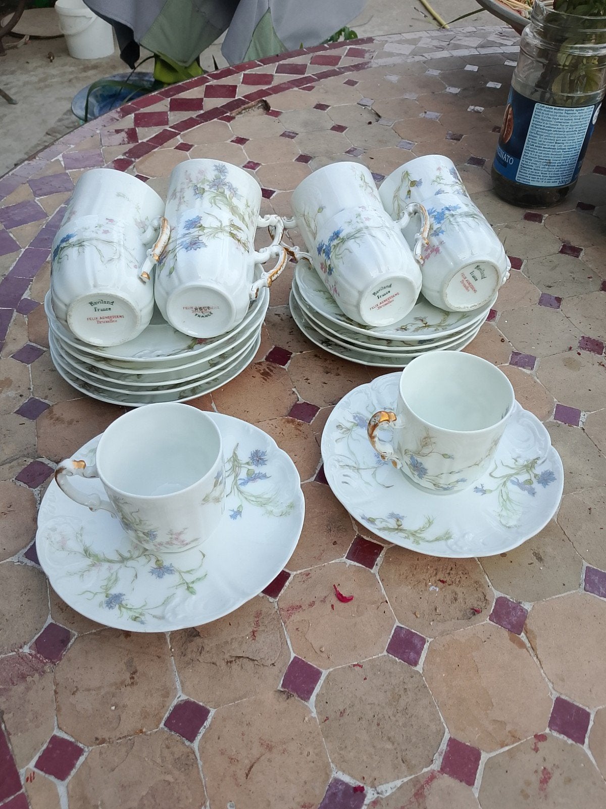 Sacs anciens Limoges Haviland 1900, Antiquités & Art, Antiquités | Services (vaisselle) complet, Enlèvement ou Envoi