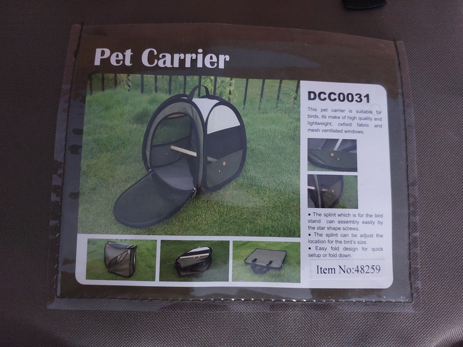 Cage de transport pliable neuf pour oiseaux, Animaux & Accessoires, Oiseaux | Cages & Volières, Enlèvement