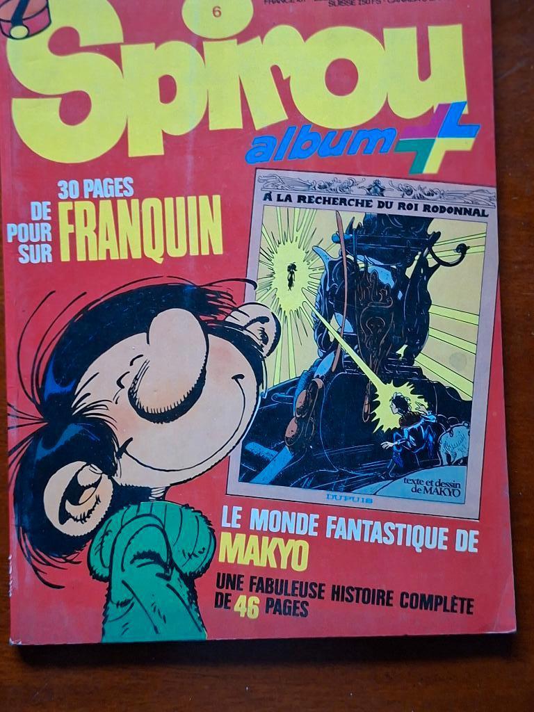 SPIROU GASTON FRANQUIN wil Roba Frank pe Janry strip, Gelezen, Verzenden, Eén stripboek, Franquin