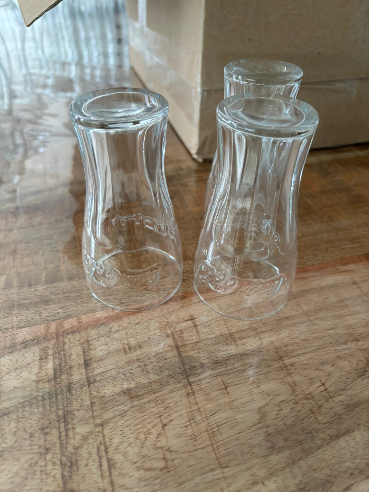 Coca Cola mini glazen, Verzamelen, Ophalen, Zo goed als nieuw