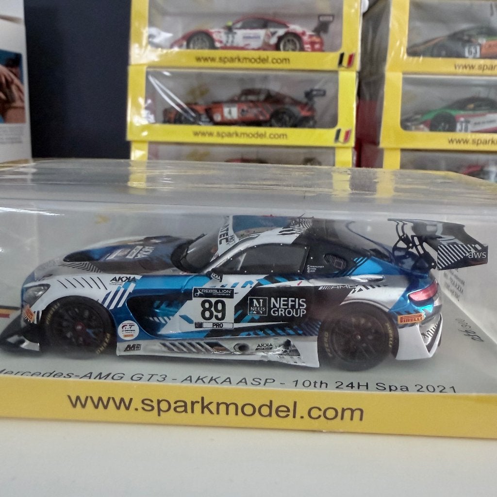 Spark SB438 - 1:43 - Mercedes AMG GT3 #89 (300ex), Enlèvement, Neuf, Voiture, Autres marques