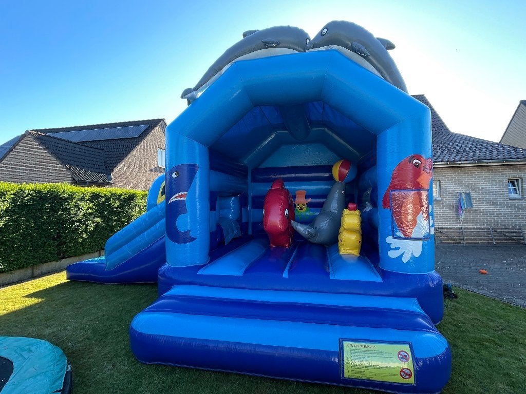 Springkussen Dolfijn JB-Inflatables, Ophalen, Zo goed als nieuw