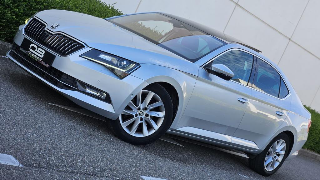 *** Skoda - Superb - 2.0 Tdi - Full - Export ***, Autos, Skoda, Cuir, Argent ou Gris, Achat, Entreprise