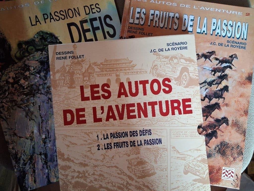 LES AUTOS DE L'AVENTURE -RENE FOLLET - 2 bandes dessinées -F, Enlèvement ou Envoi