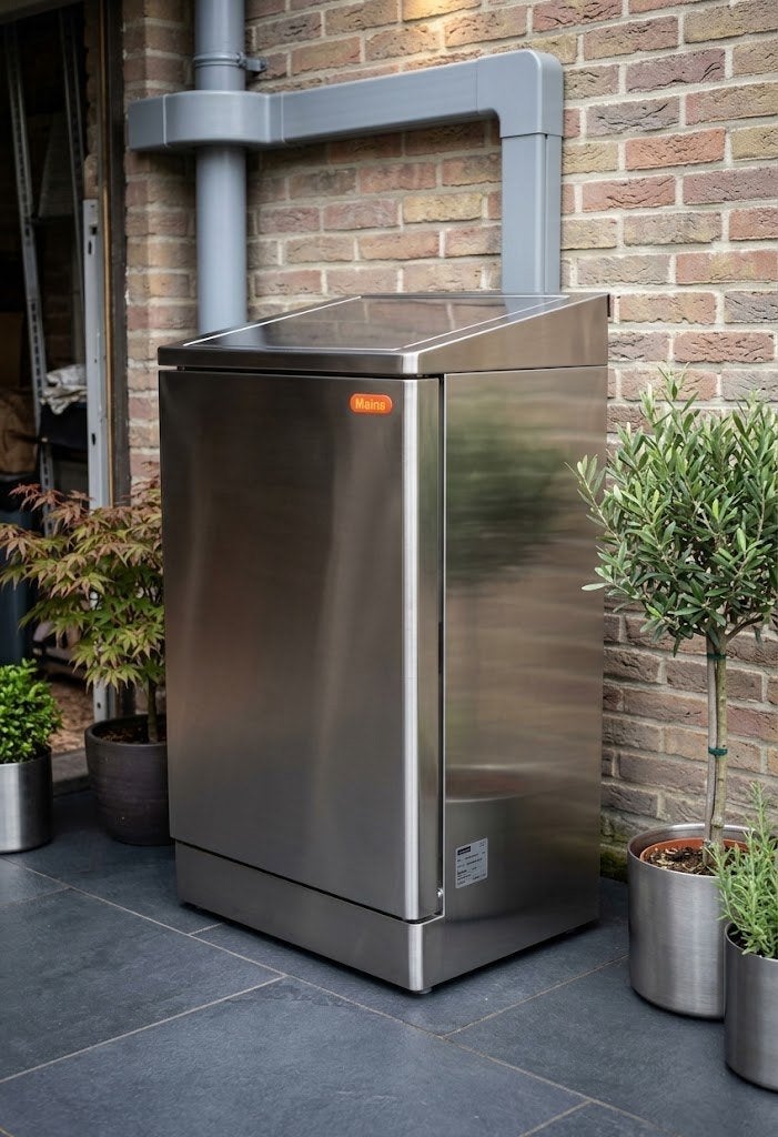 GRANDE POUBELLE FULL INOX NAYATI AGREE AFSCA 120 LITRES, Enlèvement, Snacks