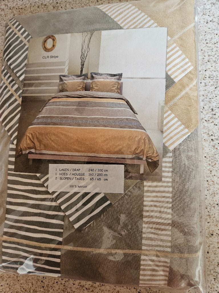 lakens nieuw, Ophalen, Beddengoedset, Katoen, Nieuw