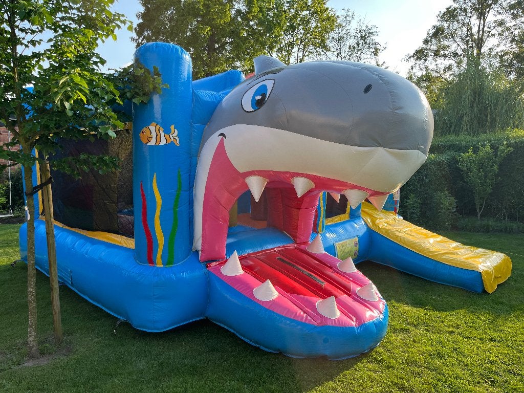 Springkasteel Multiplay Haai JB-Inflatables, Hobby en Vrije tijd, Ophalen, Gebruikt