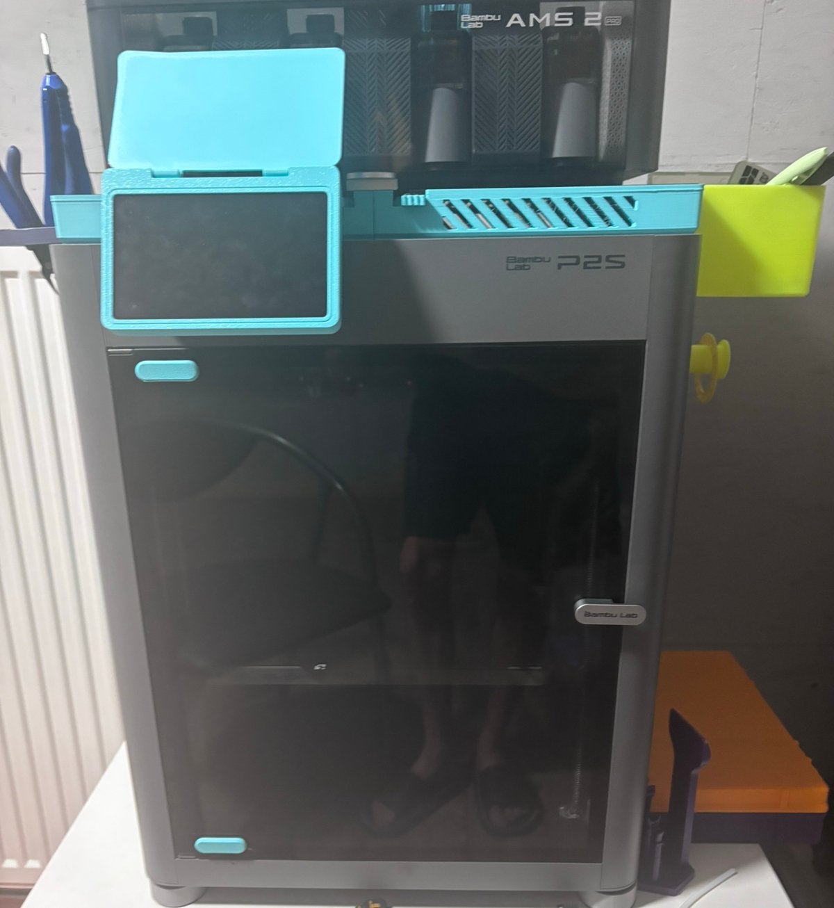 Bambu lab p2s met acc, Computers en Software, 3D Printers, Ophalen, Gebruikt, Ingebouwde Wi-Fi, Filament
