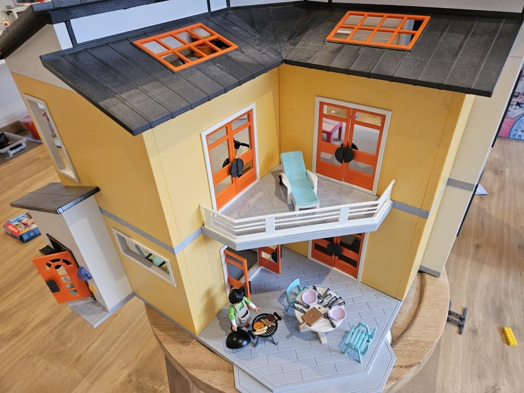 Playmobil city life modern woonhuis 9266, Ophalen, Zo goed als nieuw, Complete set