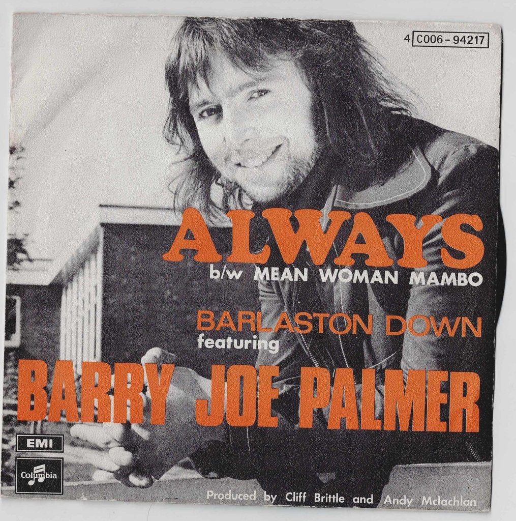 Barlaston Down - Always - Mean Woman Mambo, Enlèvement ou Envoi, 7 inch, Utilisé, Rock et Metal