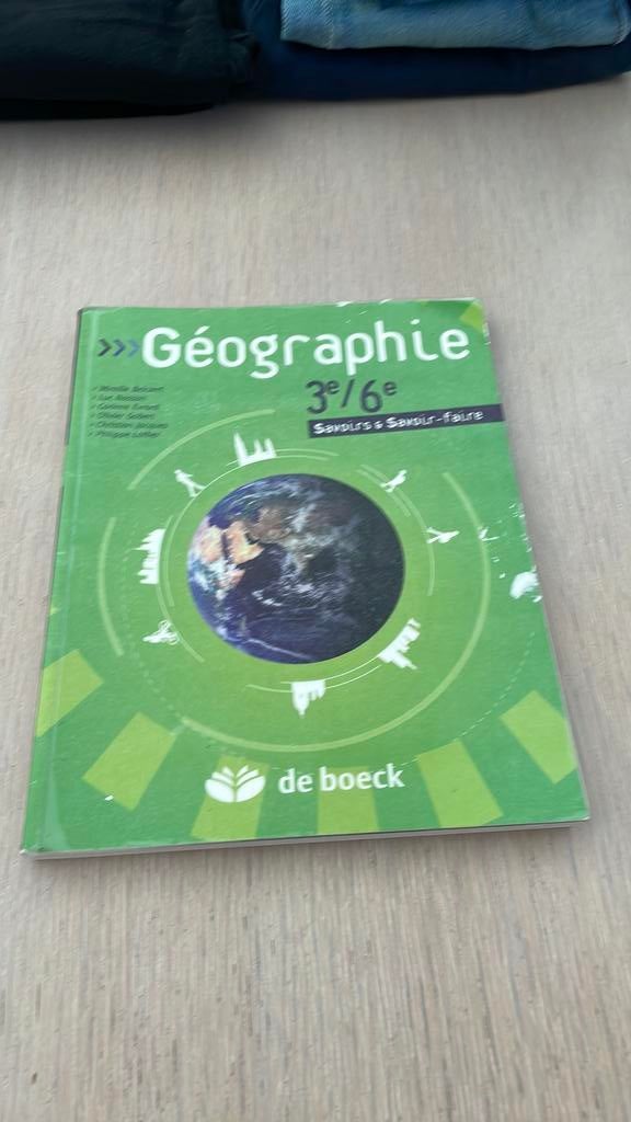 Géographie 3/6, Livres, Livres scolaires, Enlèvement ou Envoi, Comme neuf, Secondaire, Géographie