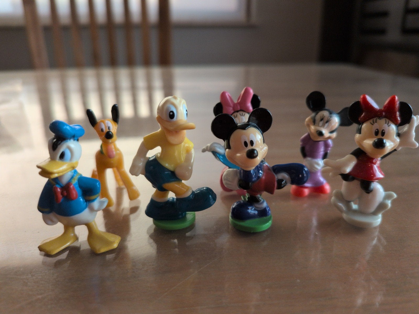Disney figuurtjes Mickey, mini,Pluto,Donald duck, Ophalen, Donald Duck