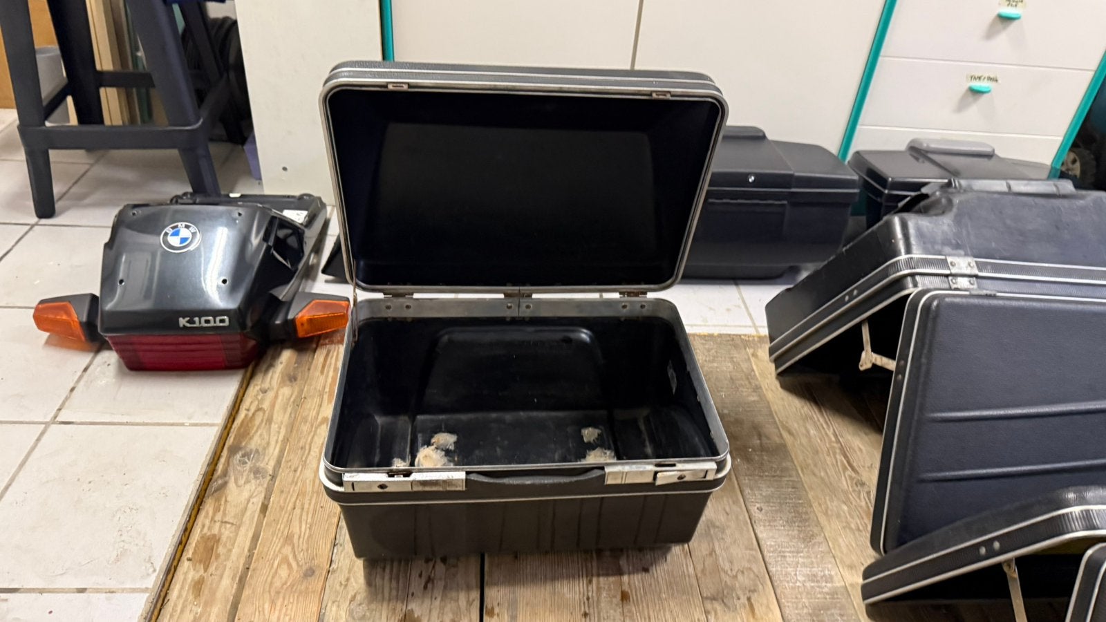 Moto reiskoffer topcase BMW, Motoren, Ophalen, Gebruikt