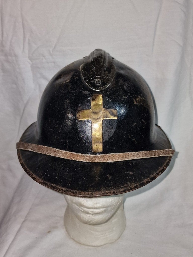 Casque Adrian belge de la Seconde Guerre mondiale (A), Collections, Enlèvement ou Envoi, Armée de terre, Casque ou Béret