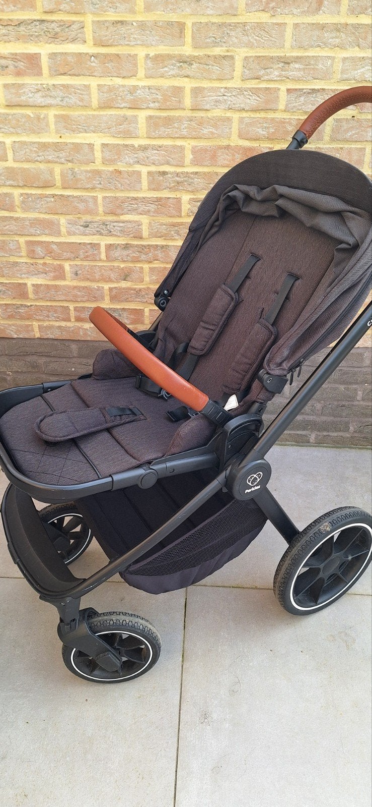 Kinderwagen pericles crios 3.0 donker grijs incl. draagmand, Enlèvement, Poussette, Maxi-Cosi