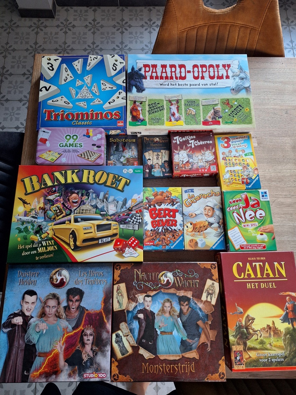 Gezelschapsspellen en puzzel, Hobby en Vrije tijd, Ophalen, Gebruikt