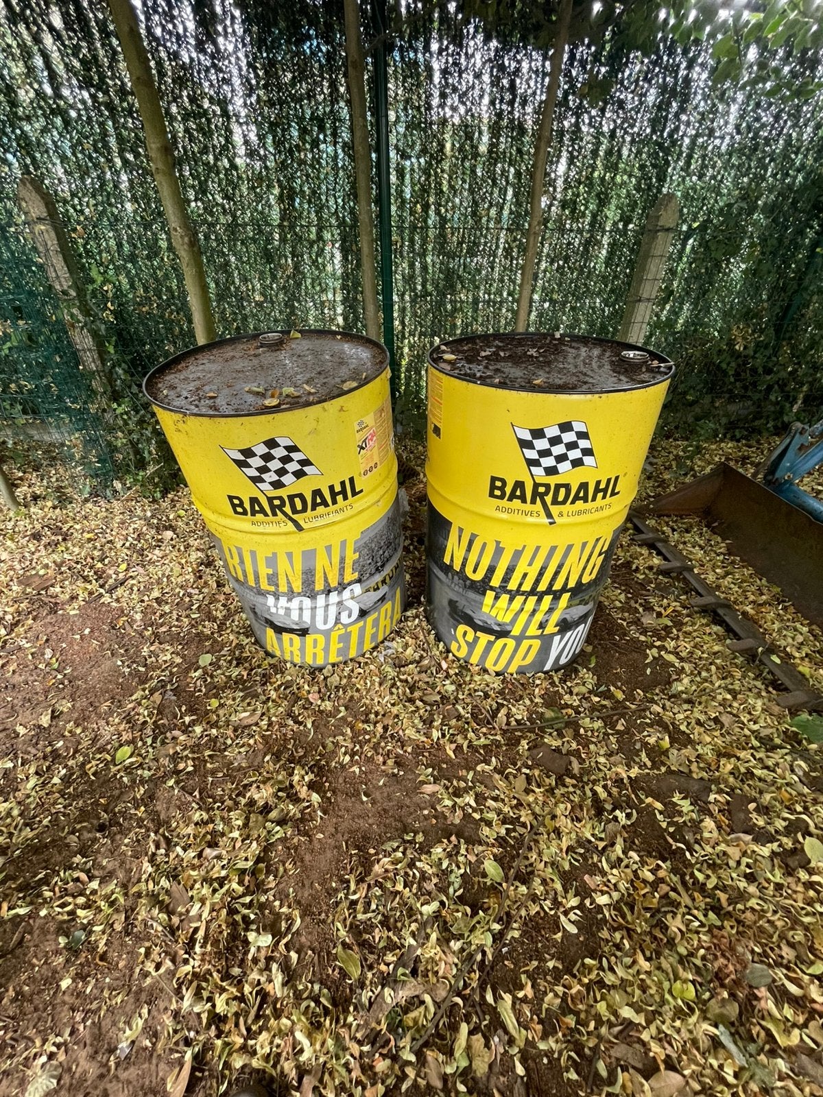 Olietonnen 200 liter, Jardin & Terrasse, Paniers de feu, Enlèvement, Comme neuf