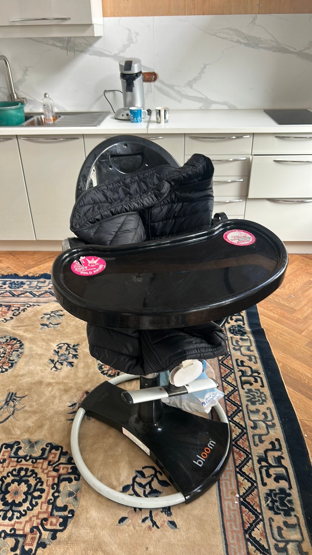 Stijlvolle Bloom Fresco Meegroeistoel – Zwart – Complete set, Kinderen en Baby's, Ophalen, Meegroeistoel