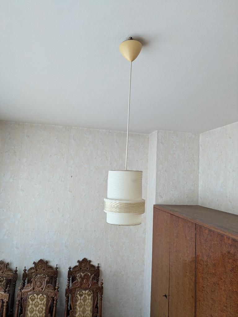 Vintage hanglampen, Ophalen, Gebruikt, Glas, Vintage
