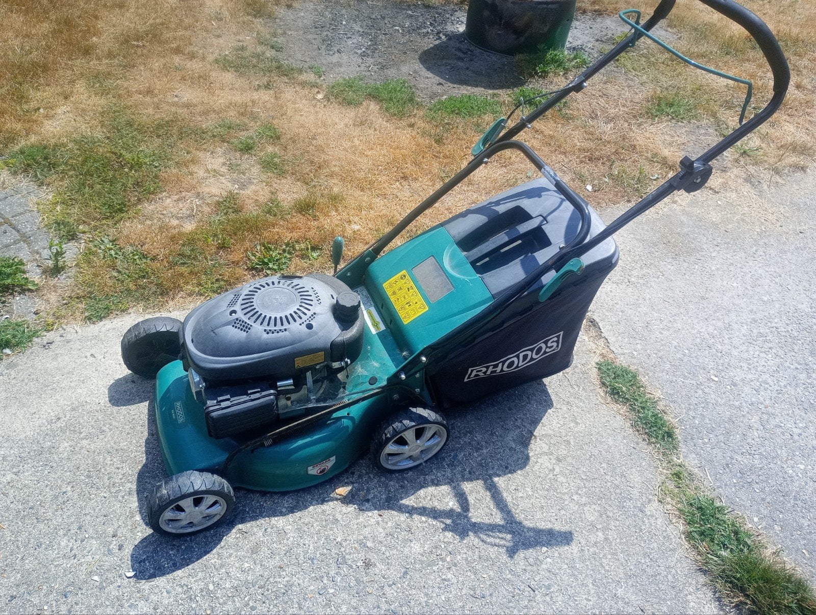 Benzine grasmaaier Rhodos, Ophalen, Cirkelmaaier, Benzine-grasmaaier, 40 t/m 49 cm
