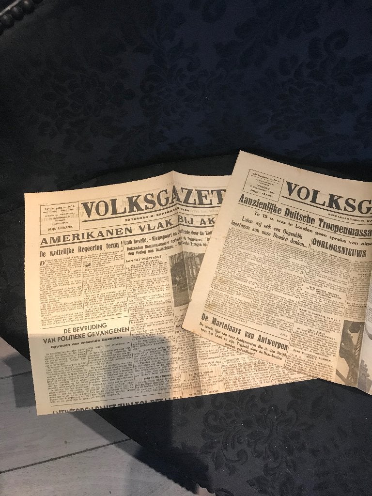 Oorlogskranten volksgazet, Verzamelen, Ophalen of Verzenden