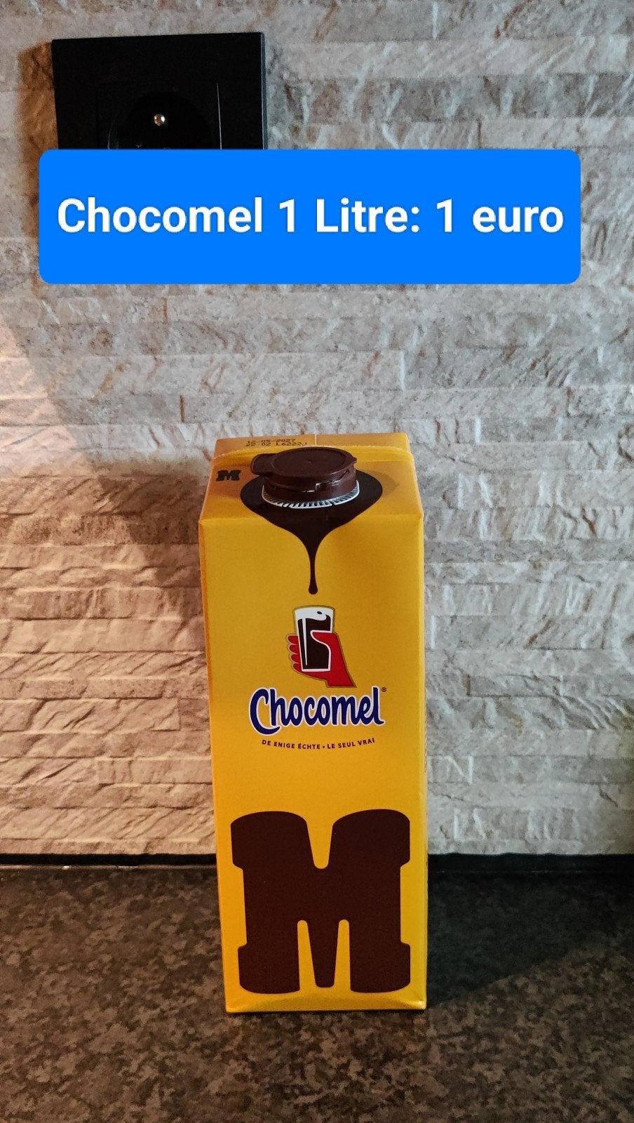 Chocomel 1 liter, Ophalen
