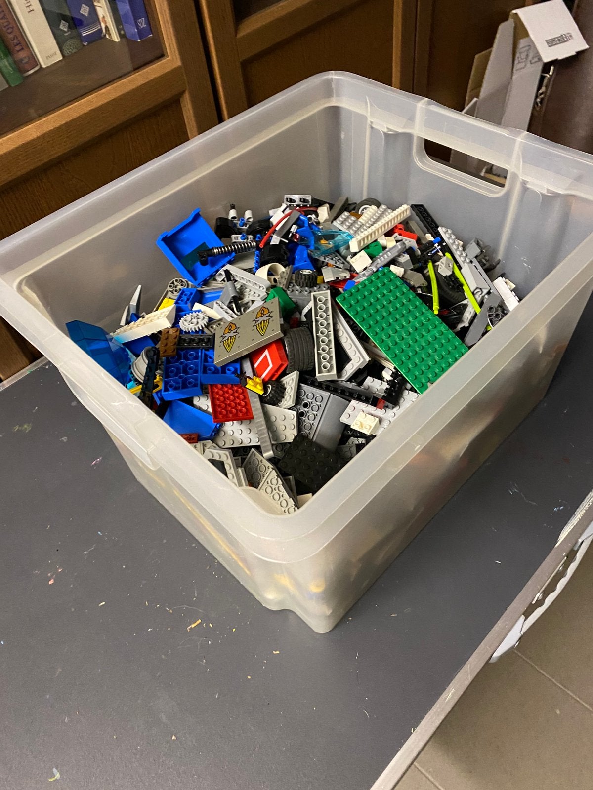 Lego en vrac, Enlèvement, Comme neuf